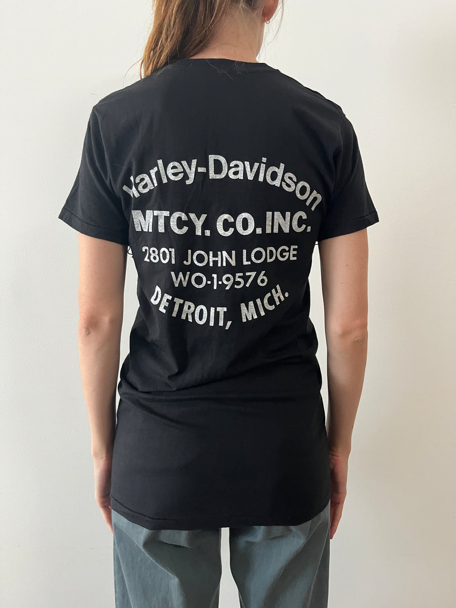 70s Harley Davidson Detroit Tee – mothfood shop