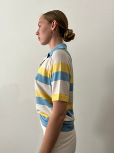 60s/70s Striped Polo Shirt