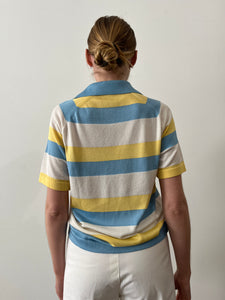 60s/70s Striped Polo Shirt