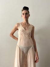 20s Pale Peach Beach Pajama Slip