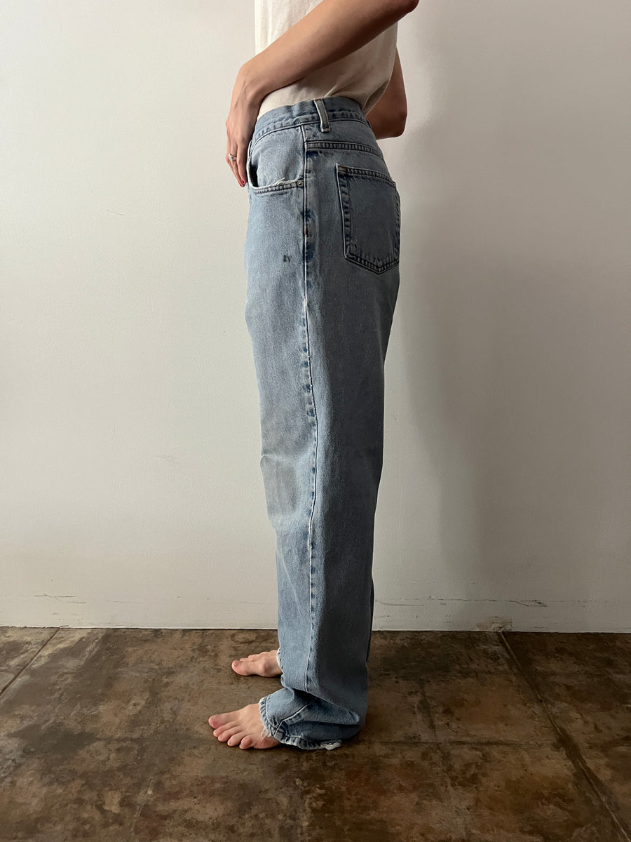 90s Calvin Klein Light Wash Relaxed Fit Jeans mothfood shop