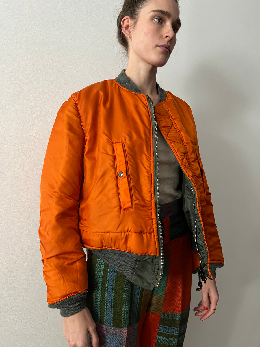 70s MA-1 Flight Jacket – mothfood shop
