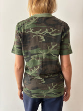Camo V Neck Tee