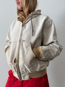 Thrashed Carhartt Hooded Jacket