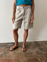 Faded Light Grey Carhartt Work Shorts 31w