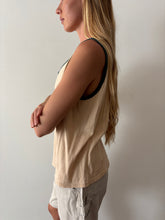 60s/70s Tan and Green Tank
