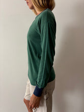 60s Green Long Sleeve Pajama Tee