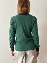 60s Green Long Sleeve Pajama Tee