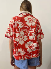 Hawaiian Floral Terry Beach Jacket