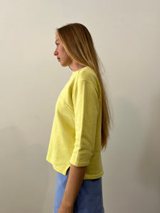 50s/60s Yellow Boatneck Sweatshirt