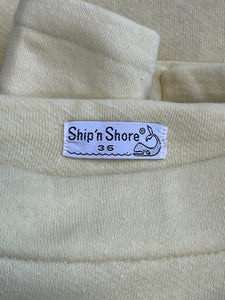 50s/60s Yellow Boatneck Sweatshirt