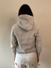 1950s Thermal-Lined Faded Grey Hoodie