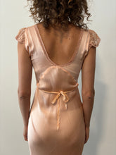 30s Pink Silk Dress