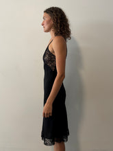 Black Lace Slip Dress