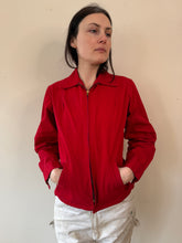 50s Cow Painted Red Cotton Jacket