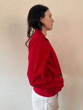 50s Cow Painted Red Cotton Jacket
