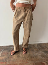 Tan Double Knee Carhartts 33w