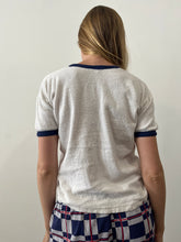 60s White Terry Ringer Tee