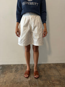 White Ghurka Shorts