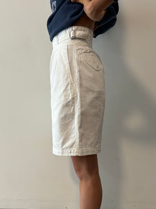 White Ghurka Shorts