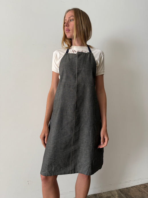 40s Salt & Pepper Covert Cloth Shop Apron