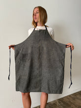 40s Salt & Pepper Covert Cloth Shop Apron
