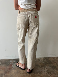Super Faded Dickies Tan Work Pants 32w