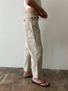 Super Faded Dickies Tan Work Pants 32w