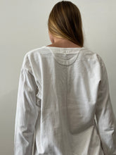 Cotton European Long Cotton Henley