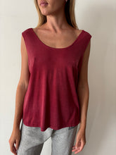 Boxy Maroon Tank