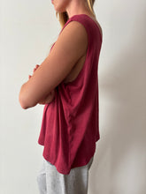 Boxy Maroon Tank