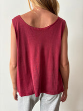 Boxy Maroon Tank