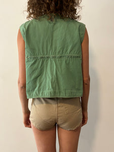 60s Green Fishing Vest