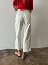 30s Side-Buckle White Pants