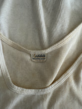 Worn White Ribbed Tank