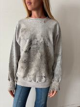 90s Thrashed & Stained Grey Sweatshirt