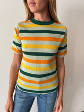 60s/70s Green Striped Tee