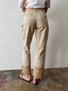 Painted & Faded Carhartt Double-knee Pants 30w