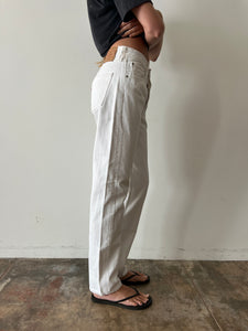 White 501 Levis Jeans 31w
