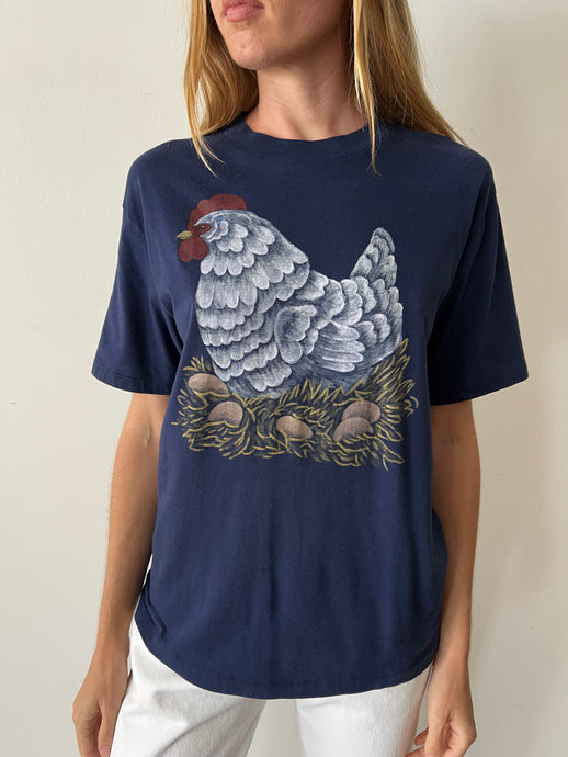 Nesting Hen Hand Painted Tee