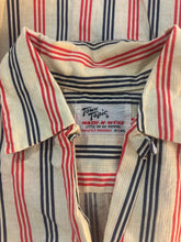 60s Striped Cotton Mens Shirt