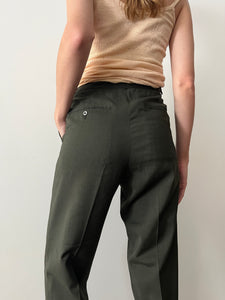 60s Green Sears Casual Pants
