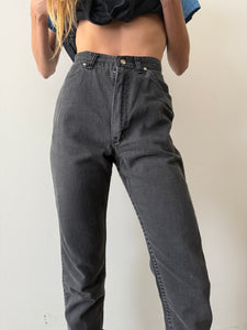 60s Faded Black Wrangler Jeans 24w