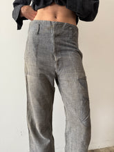 Japanese Salt & Pepper Cotton Trousers