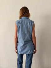 20s/30s Chin Strap Pullover Chambray