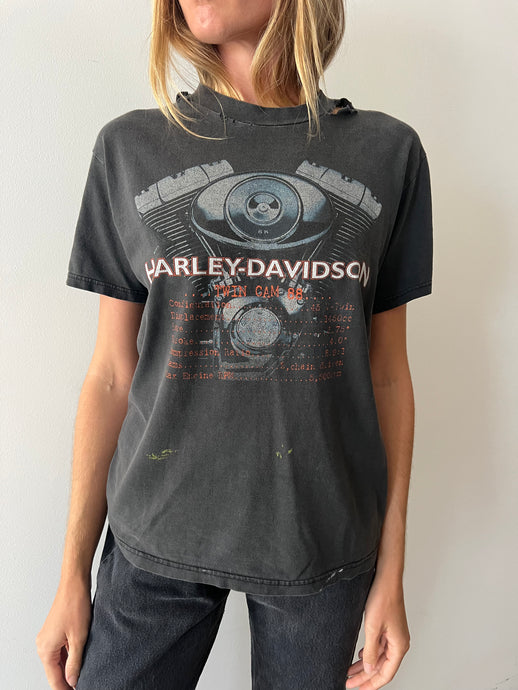 80s New Hampshire Harley Davidson Tee