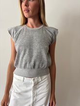 Boxy Short Sleeve Cropped Sweatshirt Tee