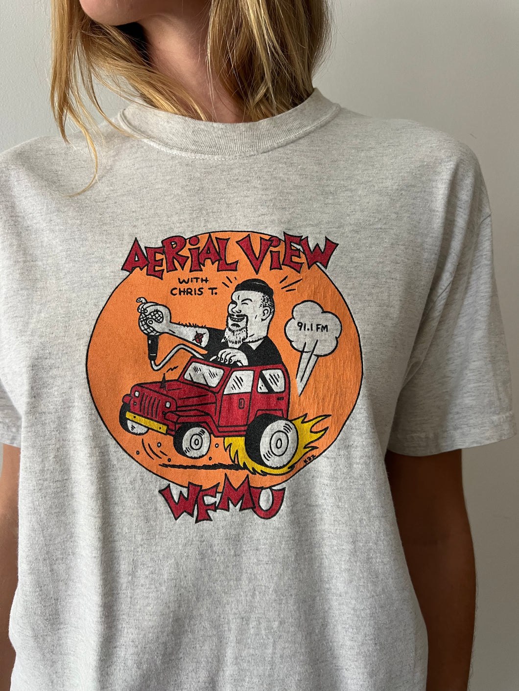 90s WFMU Aerial View (NY Radio) Tee