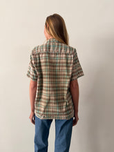 50s Cotton Plaid Button Down