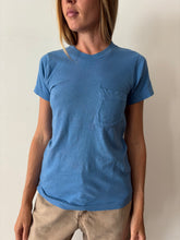 Blue Pocket Tee
